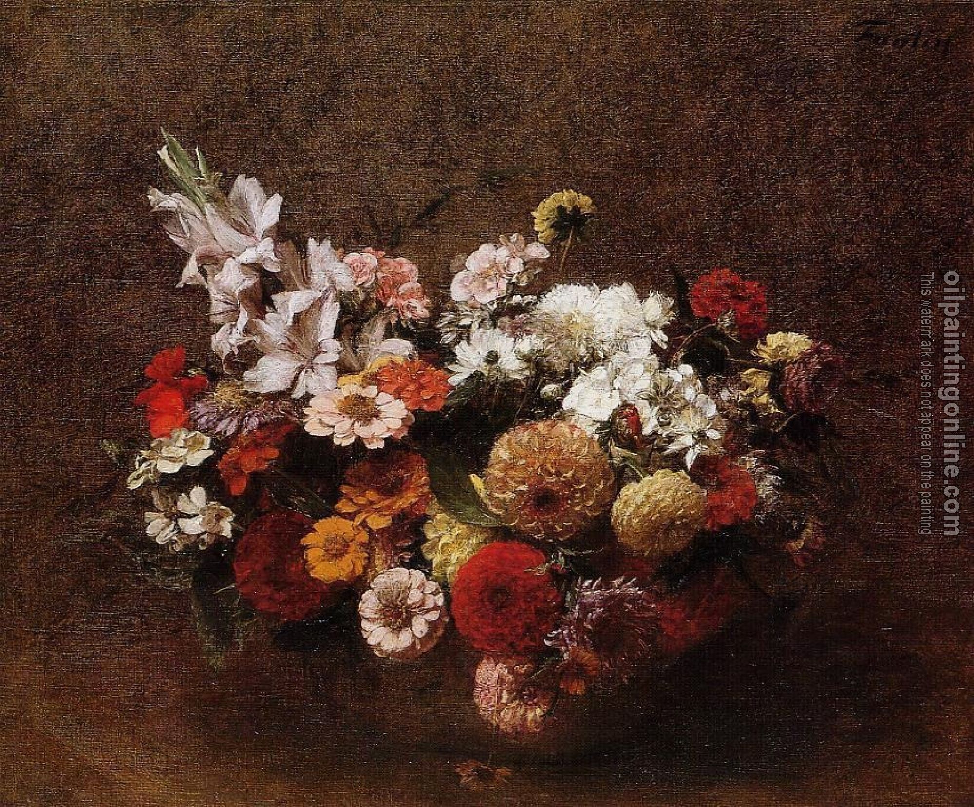 Fantin-Latour, Henri - Bouquet of Flowers